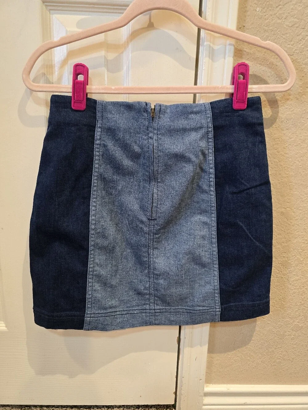Free People Modern Femme Denim Mini Indigo Wash Size 6